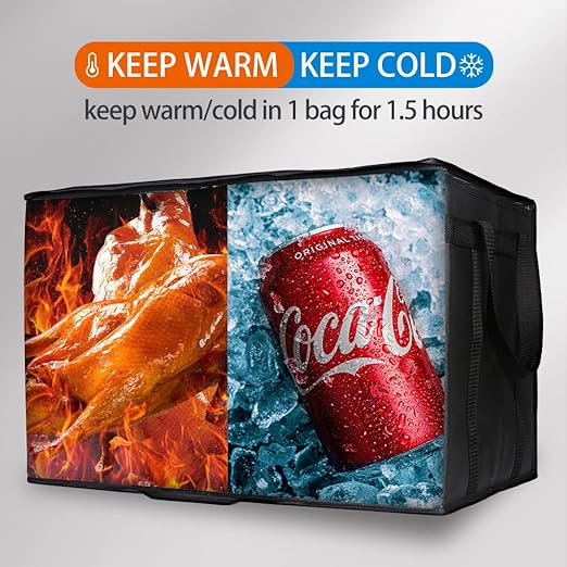 Bodaon 2-Pack Insulated Food Delivery Bag - Image 4