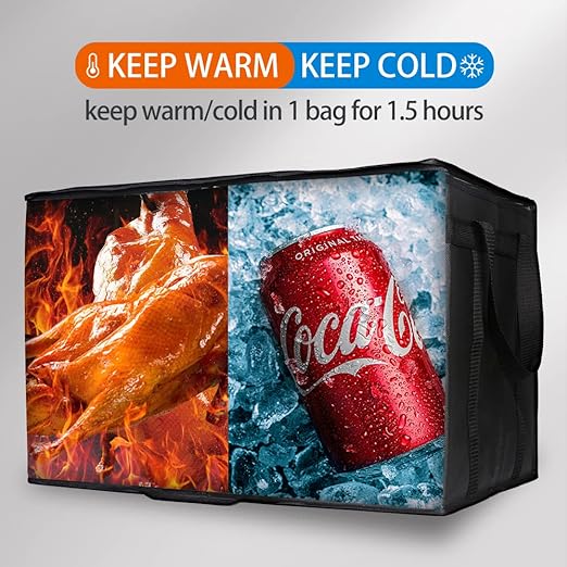 Bodaon 10-Pack Insulated Food Delivery Bag - Image 4
