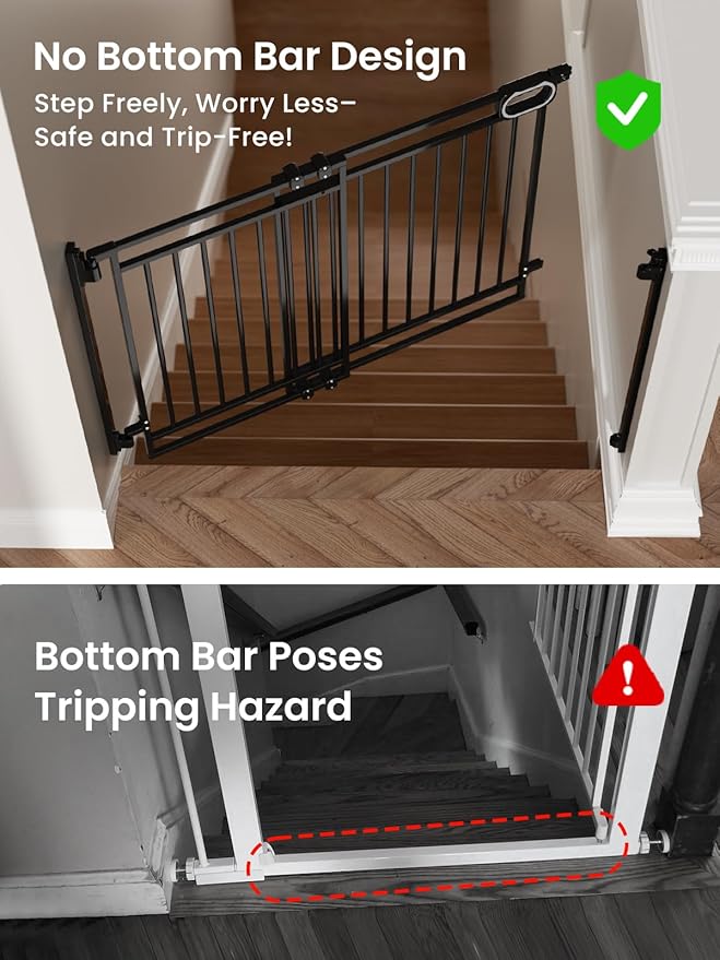 Grownsy No Bottom Bar Baby Gate - Image 2