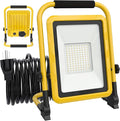 10000LM LED Work Light, 50/80W Patterns Portable Flood Light by LHOTSE