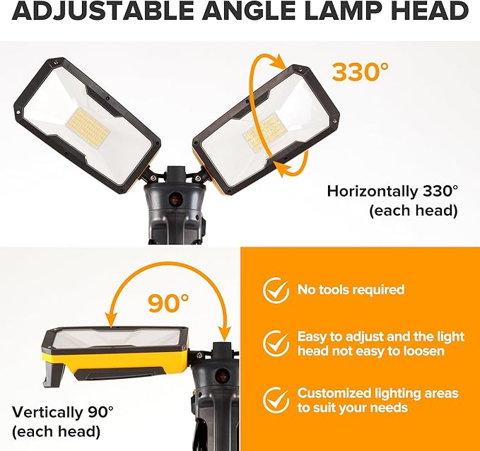LUTEC 【Upgraded】 6290Max 11000 Lumen 92W Dimmable LED Work Light - Image 4