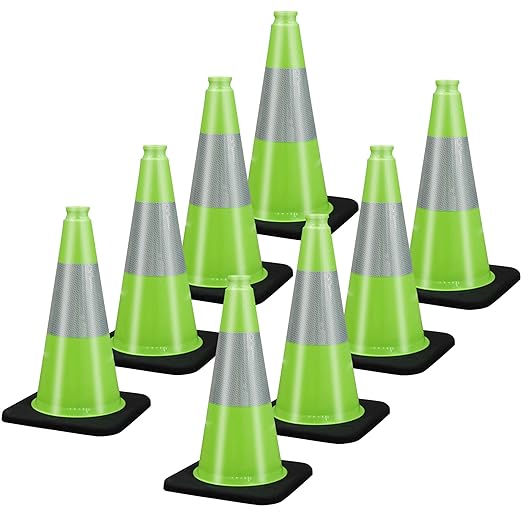 18" Traffic Safety Cones Road Cones, Construction Cone by YOURSAFETYOURPRIORITY