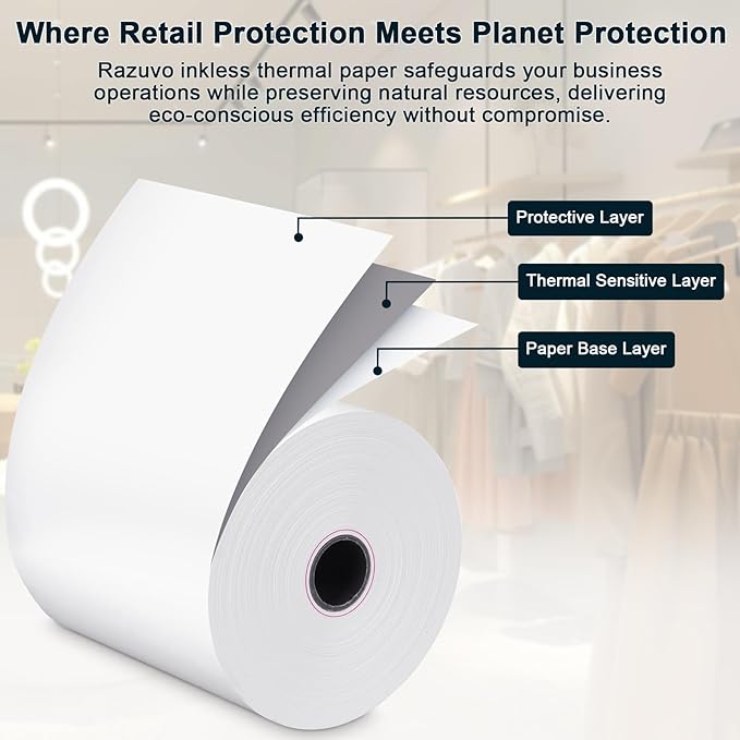Thermal Receipt Paper 2 1/4 x 50 - Image 6