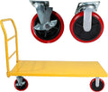 5Seconds Flatbed Platform Cart Industrial Dolly Heavy Duty 60” x 30” Hand Push by 5Seconds