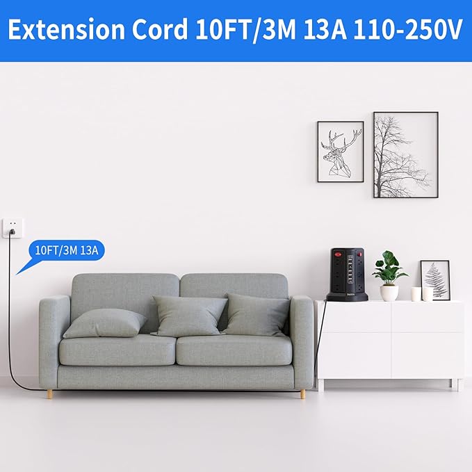 Surge Protector Power Strip - Image 5