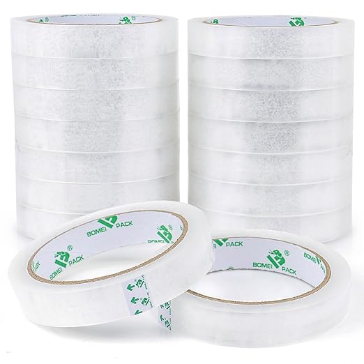 BOMEI PACK 16Rolls Clear Tape Refills - Image 9
