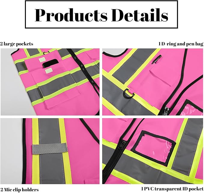 Safety Vest Reflective High Visibility - Image 2