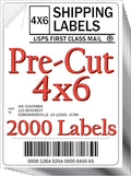 JETZAP Pre-Cut 4x6 Shipping Labels | Work on Most Inkjet and Laser Printers | by JETZAP