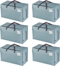 VENO 6 Pack Moving Bags and Large Christmas Decoration Storage Bins by Veno