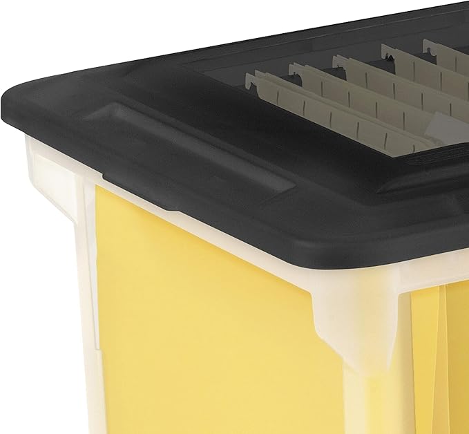 Sterilite File Box, Stackable Storage Bin - Image 9