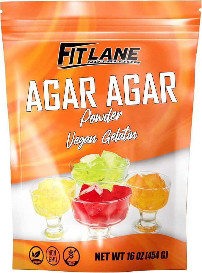 Agar Agar Powder 16 oz by FitLaneNutrition