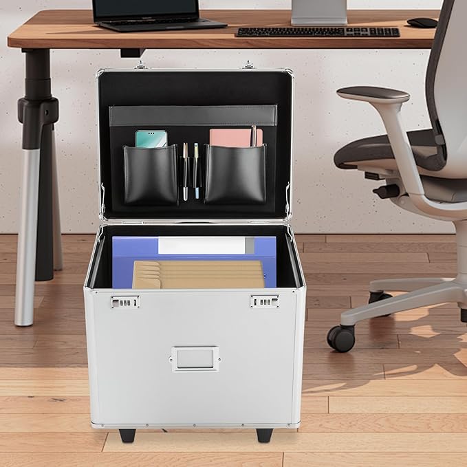 Rolling Cart for Teachers, Rolling File Cart - Image 2