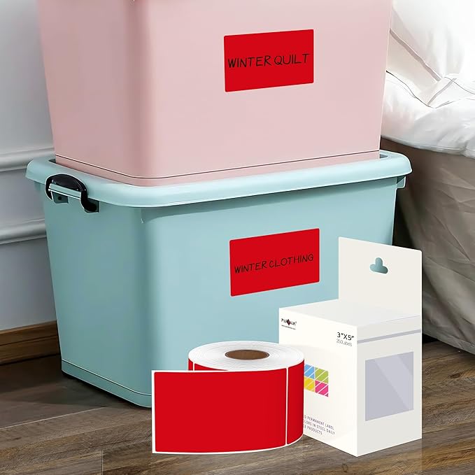 PARLAIM 3 X 5 Inch 4Rolls/1000 Per Roll Rectangle Inventory Color Coding Labels - Image 4