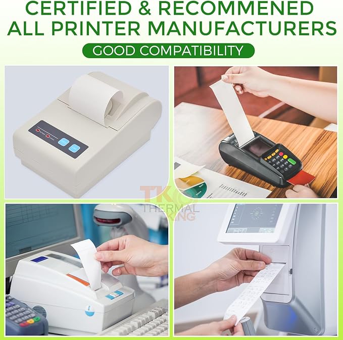 2 1/4" x 50' Thermal Paper, POS Receipt Paper - Image 5