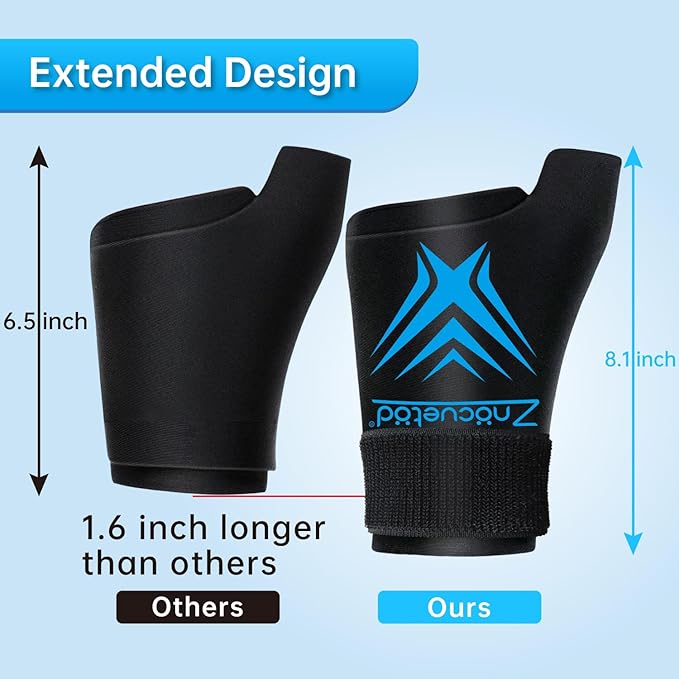 Wrist Ice Pack Wrap for Pain Relief Reusable Wrist Brace Cold Gel Gloves Hand - Image 3