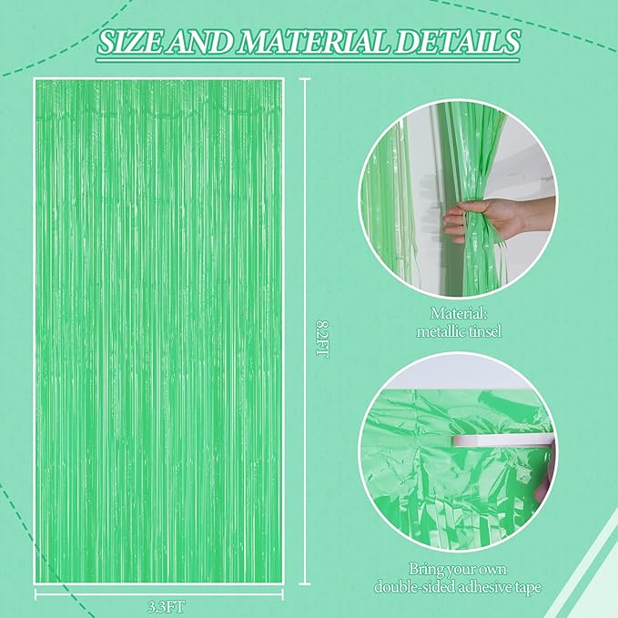 3 Pack Foil Fringe Backdrop - Image 2