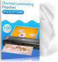 Clear Thermal Laminating Pouches – 9 x 11.5 Inch, 3 mil Thick – by MultiLabel
