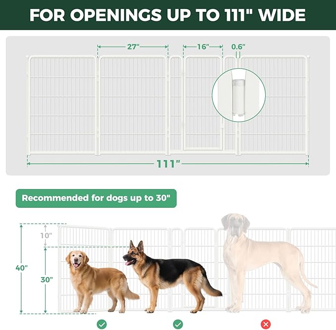 FXW Dog Gate Extra Wide Designed - Image 6