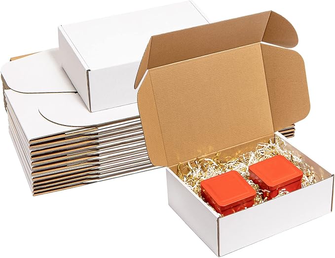 Shipping Boxes 12x9x4 Inches 20 Pack Corrugated Cardboard Mailing Boxes by Wowxyz