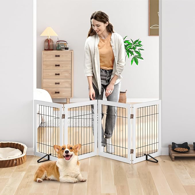 Dog Gate Indoor, Metal Dog Gates - Image 4