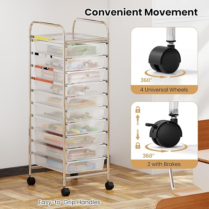 Giantex Rolling Storage Cart - Image 4