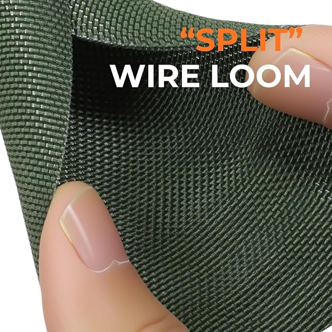 5/16 inch Split Braided Cable Management Sleeve - Image 3