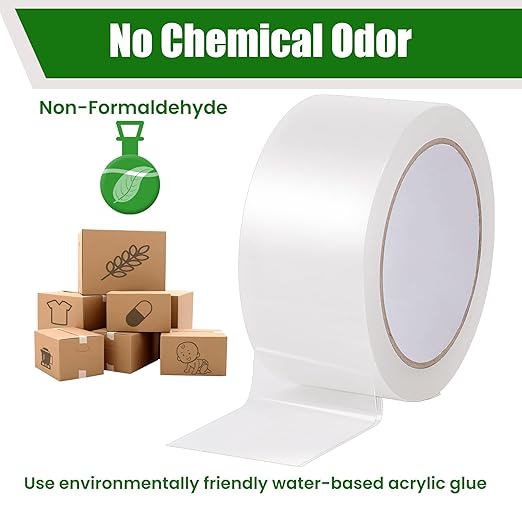 Lichamp Clear Packing Tape, 12 Rolls Heavy Duty Packaging Tape Refill - Image 3