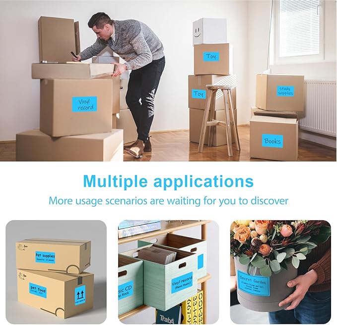3 x 5 inch Home Moving Box Labels - Image 6