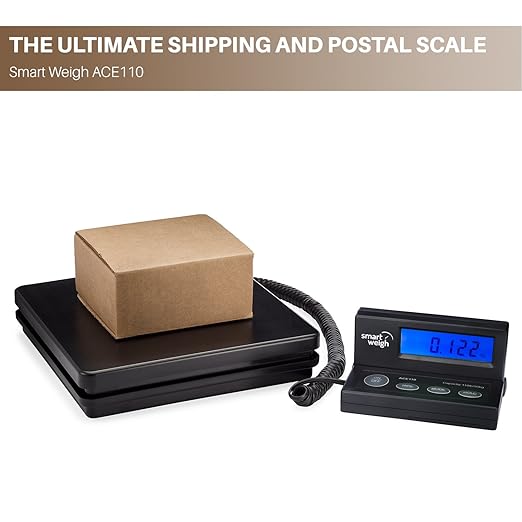 Smart Weigh Digital Shipping and Postal Weight Scale, 110 lbs x 0.1 oz - Image 4