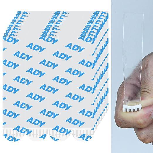 ADY Removable Double Sided Tape Heavy Duty 40 Pack, Refill Adhesive Strips by Unknown