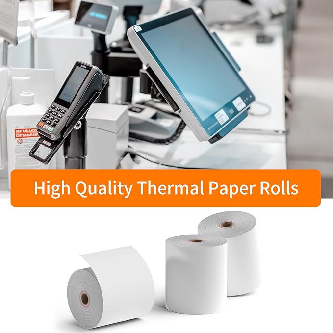 CLASSY Thermal Paper 3 1/8 x 230ft, 10 Rolls Receipt Paper - Image 5