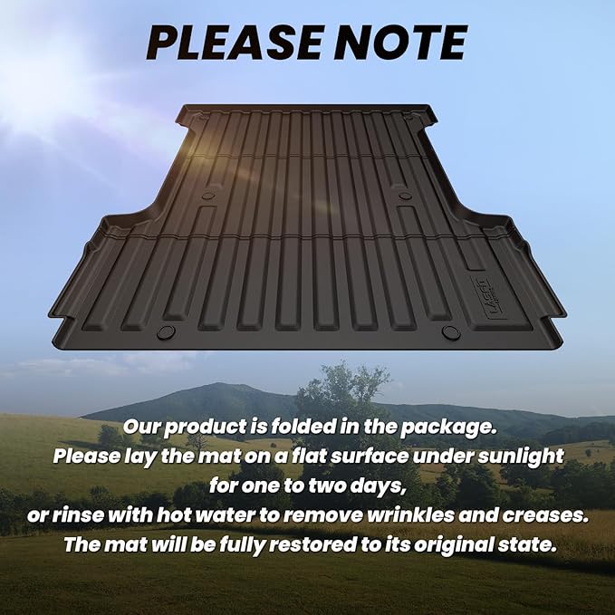 LASFIT 5.5ft Bed Mat for Ford F-150 | F150 Lightning 2026 2025 2024 67.1" Bed - Image 9