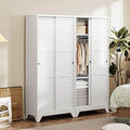 Letaya Metal Wardrobe Cabinets, Large Coat Closet Cabinet by LetayaMetalCabinets