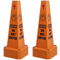 OrangeStar 8-Pack Do Not Enter Traffic Cones by OrangeStar