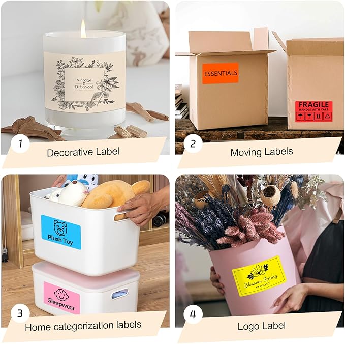 3x5 Inch Thermal Label Stickers, Moving Boxes, Address & Inventory Organization - Image 6