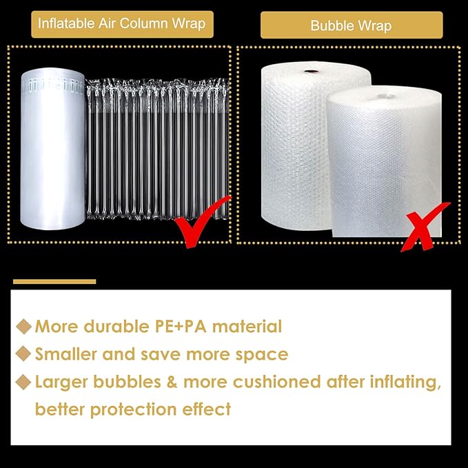 15.75 Inch x 164 Feet Bubble Cushioning Wrap Roll, Large Bubble Air Bubbles - Image 5