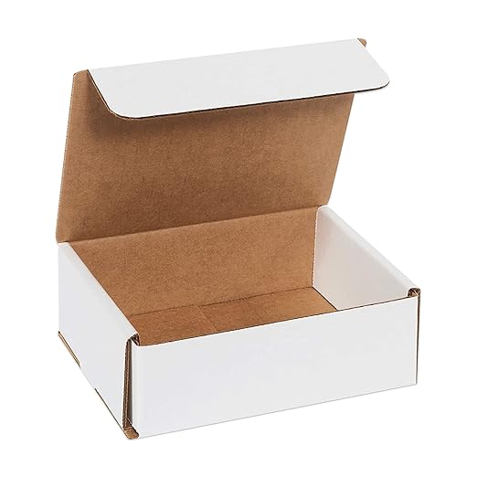 BOX USA Small Shipping Boxes 6"L x 5"W x 2"H, Gifts or Bulk Business Orders by BOXUSA