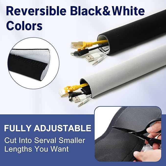 Neoprene Cable Management Sleeve 10ft - Image 5