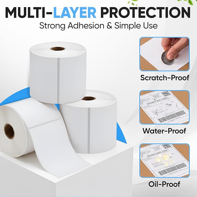 4"x6" Direct Thermal Label Roll, Shipping Labels - Image 5