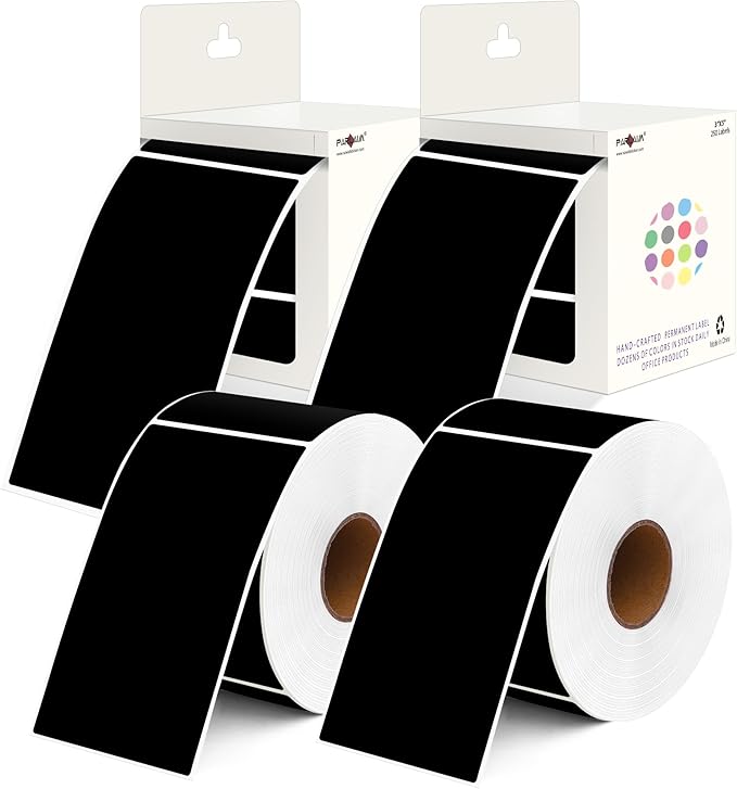 PARLAIM 3x5 inch Rectangle Color Code Stickers by PARLAIM