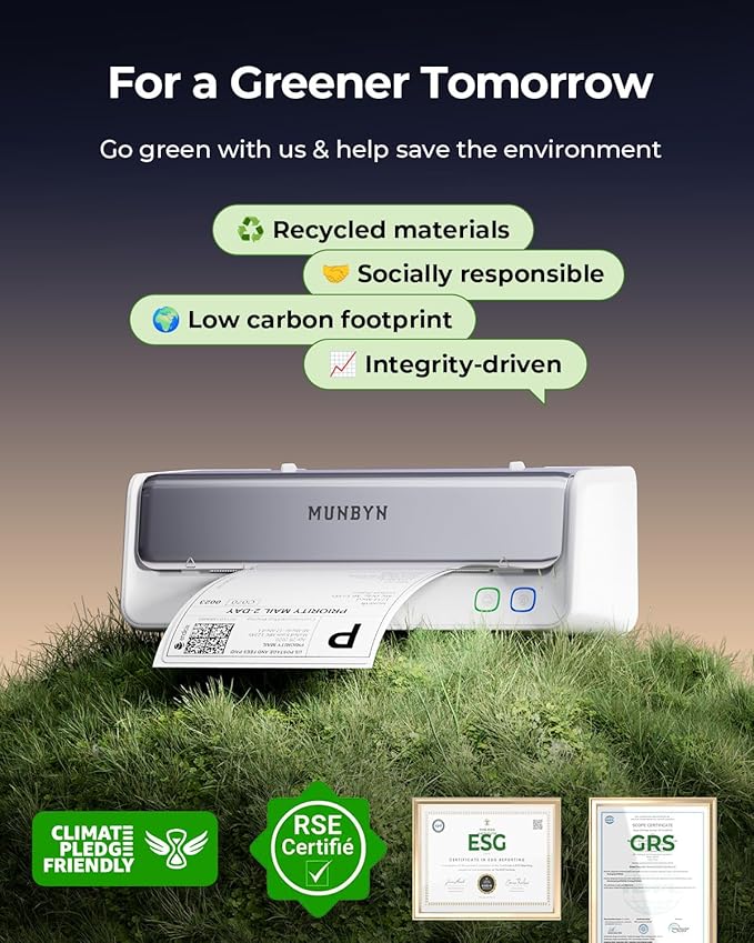 MUNBYN Replaceable Print-Head Bluetooth Thermal Label Printer - Image 9