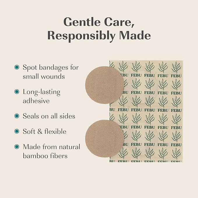 FEBU Eco-Friendly Bamboo Fabric Bandages | PFAS Free Bandages - Image 4