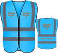 BeautyWill Custom Safety Vest Customized Logo Class 2 High Visibility by BeautyWill