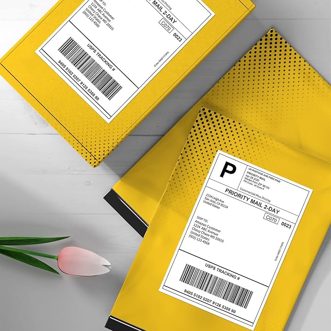 FungLam 4"x6" Thermal Shipping Labels, Fanfold 4"x6" Thermal Labels, Shipping - Image 5