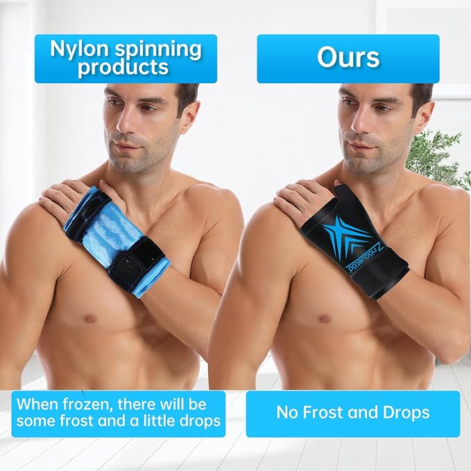Wrist Ice Pack Wrap for Pain Relief Reusable Wrist Brace Cold Gel Gloves Hand - Image 5