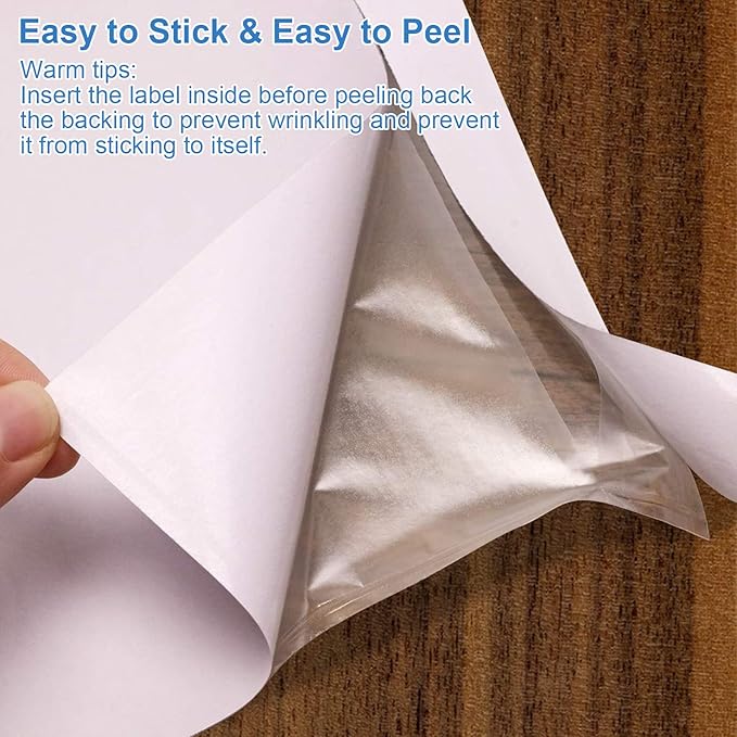 4.5'' x 5.5'' 200 Packs Packing List Envelopes, SJPACK Shipping Label Sleeves - Image 5