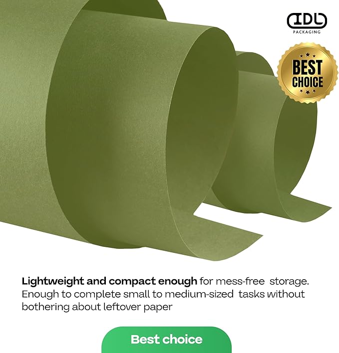 Green Kraft Paper Roll 18" x 2160" - Image 7