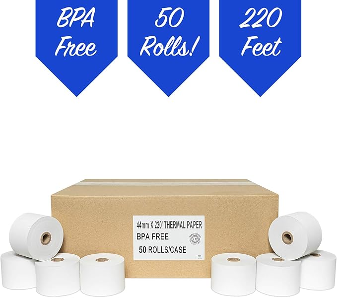 50 Rolls - 44mm x 220' Thermal Paper - Image 6