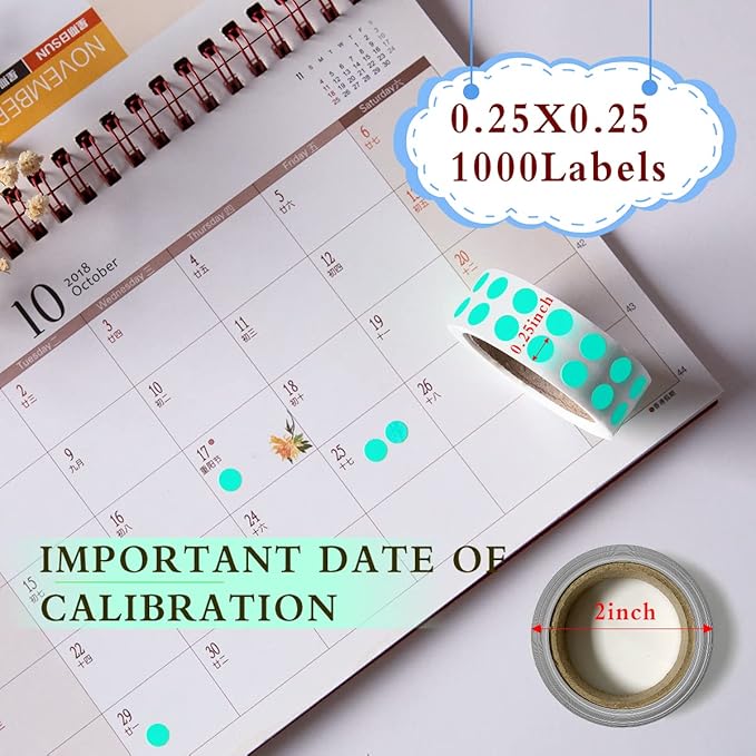 PARLAIM 0.25 Inch Color-Code Dot Stickers, 1000 Stickers Roll Coding Label - Image 2