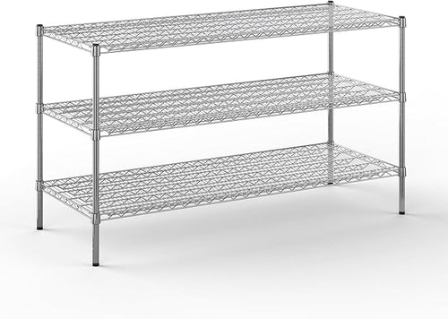 24" Deep x 60" Wide x 34" Height Wire Shelving Kit | 3-Tier | NSF Commercial by Regal+Altair